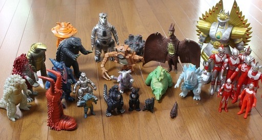 ゴジラ・ウルトラマン・怪獣フィギュア　セット