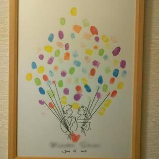おしゃれなウェルカムボード作ります！の画像
