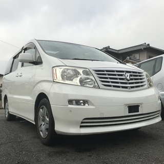 ４ＷＤ　アルファード　パワスラ　ナビ　サンルーフ　室内外綺麗