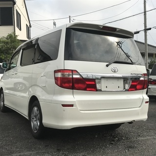 ４ＷＤ　アルファード　パワスラ　ナビ　サンルーフ　室内外綺麗の画像