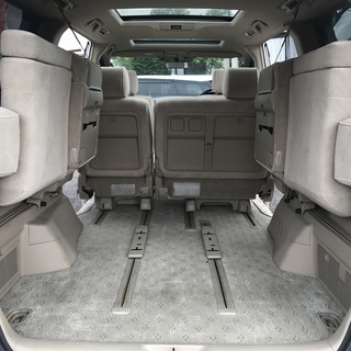 ４ＷＤ　アルファード　パワスラ　ナビ　サンルーフ　室内外綺麗の画像