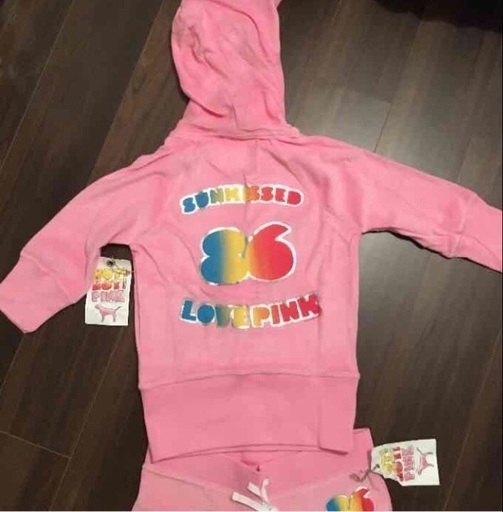 新品 ヴィクトリアシークレットPINK スエット セットアップ ルームウェア