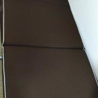 【ソファ◆兼用◆折り畳みマットレス】使用頻度低◎中古の画像