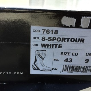 バイクブーツ TCX RSタイチ  新品 27.0cmの画像