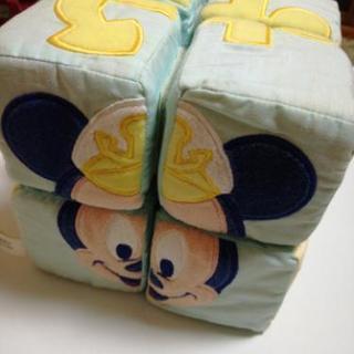 ミッキー＆ミニー☆マジックテープdeパズルサイコロ