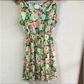 #ワンピース#花柄#美品#膝丈#条件付きで無料！