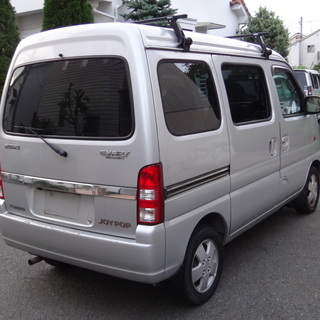 車検31年8月！ナビ、キーレス、ETC、キャリア付！修復歴無！Tチェーン！エブリイワゴン！の画像