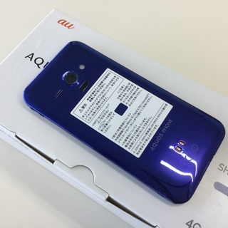 【値下げ】AU AQUOS PHONE①ブルー (SHL22)(送料込) の画像