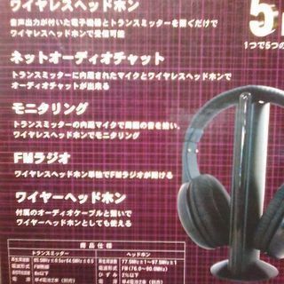春休みに音楽鑑賞～映画鑑賞タイムを！外泊でもお家デートでも？？恋人とヒッソリお家で？ワイヤレスヘッドホン！！まとめてなら２ヶ5,000円(* >ω<)超画期的！！～オーディオチャット機能付(FMラジオ機能付)価格調整…の画像