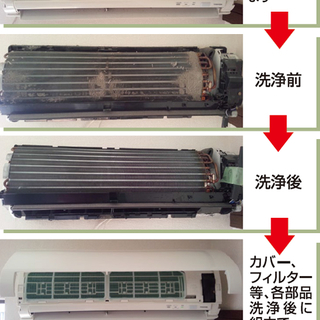 エアコンクリーニング　通常10000円のところ今なら7500円〜大阪 - 家事代行