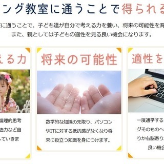 入門から専門まで、子どもの“やりたい“を支援する、キッズプログラミング教室の画像