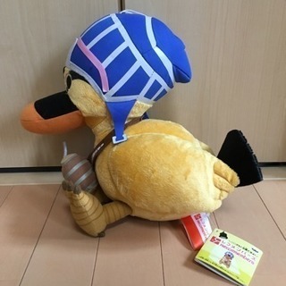 ONE PIECEに出てくるカルーとクンフージュゴンのぬいぐるみの画像