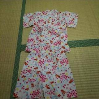 110サイズ甚平☆日本製