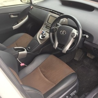 プリウス30 後期 グレードG ハーフレザー 純正SDナビ 全てコミコミ価格です☆の画像