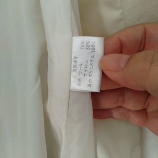 コート　ホワイト　Mサイズの画像