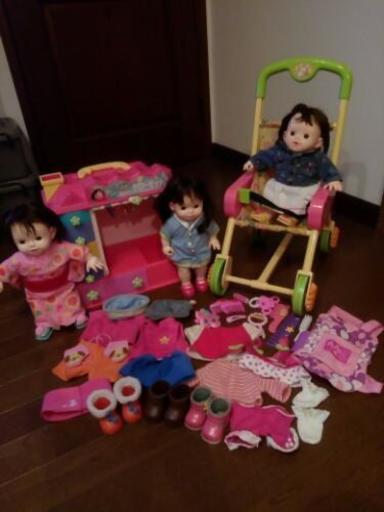 【値下げ】ぽぽちゃん クローゼット ベビーカー ぽぽちゃんの家 服 etc
