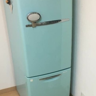 ドラマでも使用されております！ナショナル162L 2ドア冷蔵庫NR-B16RA-ATターコイズブルー WiLL FRIDGEmini 2005年モデル