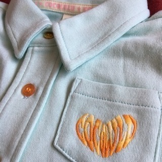 新品⭐︎Co&Lu 長袖 Tシャツ シャツ ネルシャツ 緑 水色の画像