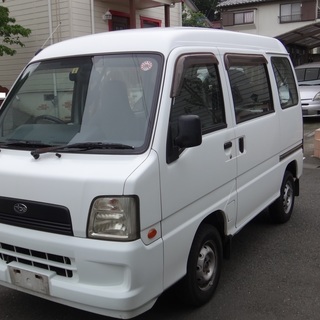 【検付】【値下】修復歴無のサンバーバン！4WD！タイベル交換済！...