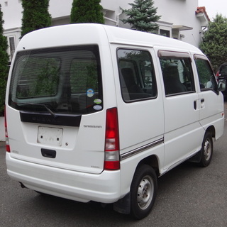 【検付】【値下】修復歴無のサンバーバン！4WD！タイベル交換済！車検付可！早い者勝ち！の画像
