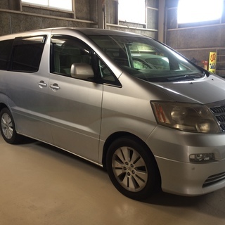 Ｈ14　トヨタ　アルファード　ＡＸ　４ＷＤ　検29/9　左スライドドア　ナビ　2.4Ｌの画像