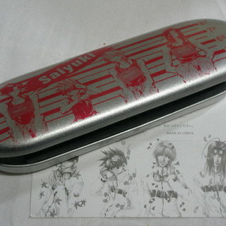 「 最遊記 」缶ペンケース ・ ピンバッチセットと非売品トレカ2...