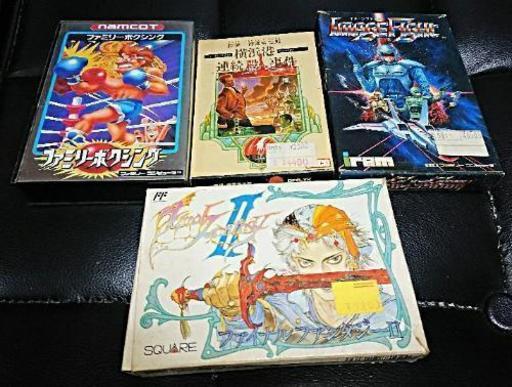 箱説明書付♪ファミコンカセット4本まとめ売り