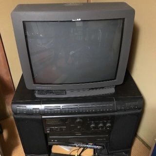 ブラウン管テレビカラオケつき？ジャンク品