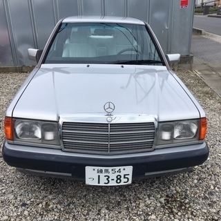 平成5年最終モデル　乗出総額55万円(下取り歓迎)☆検30/4/・190E・実走行68000km/電動シート・左ハンドルの画像