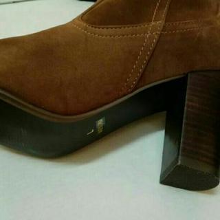 ニーハイブラウンブーツ👢の画像