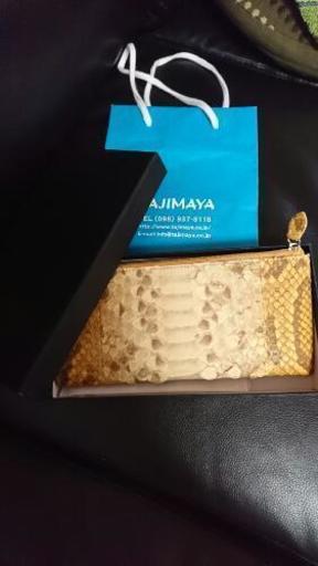 新品未使用‼ 本革‼  パイソン