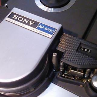 SONY　 ビデオテープレコーダ　AV-8750  電気骨董品　ジャンク品の画像