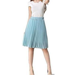 【美品】膝丈プリーツスカート カラーバリエーション豊富 かわいいの画像