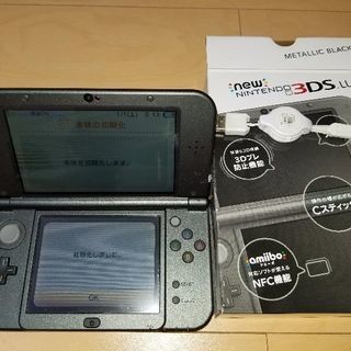 本日限定！3DS LL NEW メタリックブラック