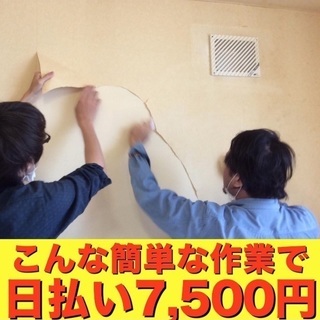 日払い 壁紙貼り替え補助