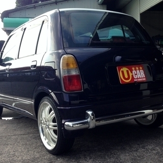ダイハツ ミラジーノ 平成11年 フォグ付 車検付 D.O.Sホイール付の画像