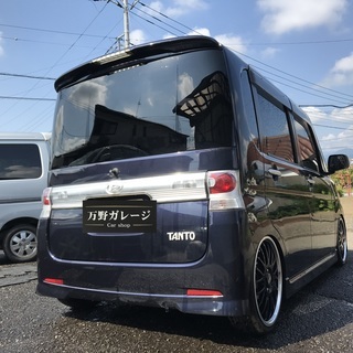タント カスタムＸリミテッド　パワスラ　ＨＤＤナビ　車高調　ＥＴＣの画像