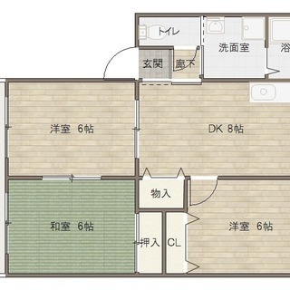 【デザインリノベーション賃貸】守山市3ＤＫ　 - 不動産