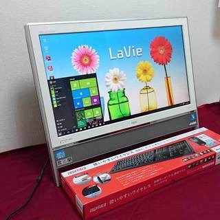 【L4737】極上品 保証付き ★i7 爆速 4コア★ 特典充実 サポート充実! 初心者OK NEC VN770/G/ 4GB/ 320GB/ 有線無線/ Win10/ Office2016/ Photoshop 一体型 ディスクトップ パソコンの画像