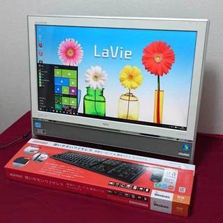 【L4737】極上品 保証付き ★i7 爆速 4コア★ 特典充実 サポート充実! 初心者OK NEC VN770/G/ 4GB/ 320GB/ 有線無線/ Win10/ Office2016/ Photoshop 一体型 ディスクトップ パソコンの画像