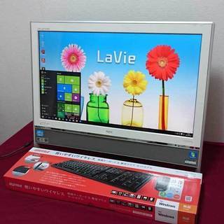 【L4737】極上品 保証付き ★i7 爆速 4コア★ 特典充実 サポート充実! 初心者OK NEC VN770/G/ 4GB/ 320GB/ 有線無線/ Win10/ Office2016/ Photoshop 一体型 ディスクトップ パソコンの画像
