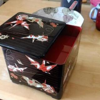 グラス･重箱･和皿･保温弁当箱の未使用4点セットの画像