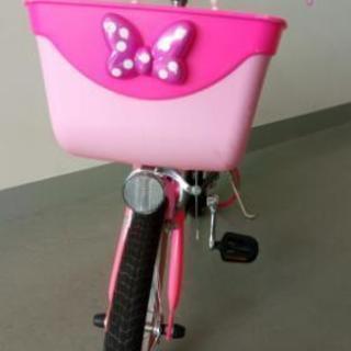 ミニーマウス　ラブデコ　16インチ　自転車の画像