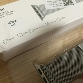 新品 Apple Watch 用 ステンレスメタルバンドの画像