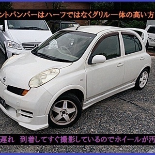 部品としても価値あり 希少レア IMPULマーチ RECAROシート マフラー フルエアロ他の画像