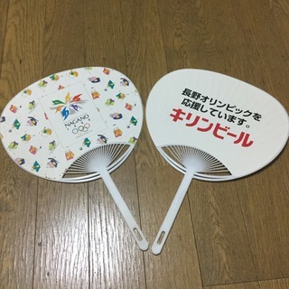 プレミアム1998年オリンピック長野 うちわ (団扇)