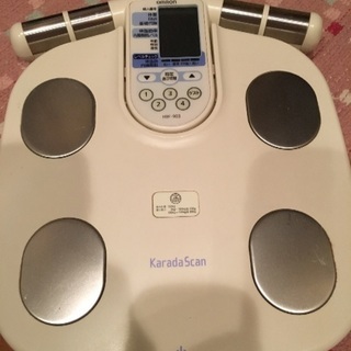 OMRON オムロン 体重計 HBF-903 中古品の画像