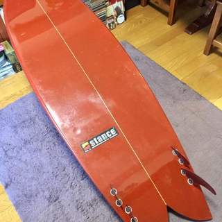 レトロフィッシュサーフボード6'2"ハードケース付き(ハワイ9fish)の画像