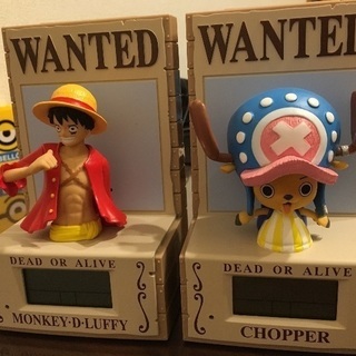 ワンピース ルフィ&チョッパー 目覚まし