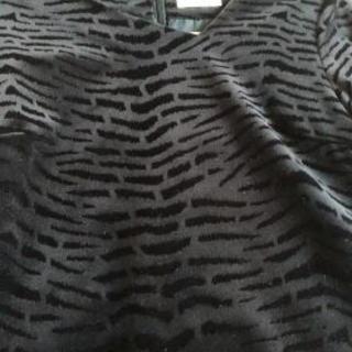 ベルベット長袖ワンピース9号の画像